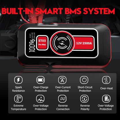 Customize 21800mAh High Power Car Jump Starter Power Bank Mult-function 12V Battery Jump Booster Power Bank