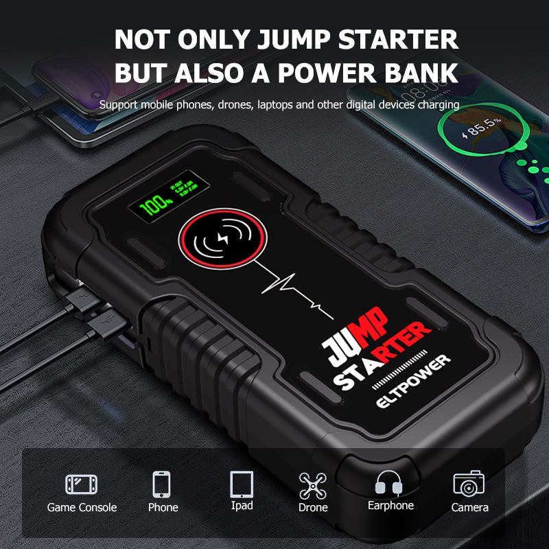 OEM & ODM 12V 2500A Portable Car Emergency Kits Battery Charger Jumper Box Booster Pack Jumpstarter for Car