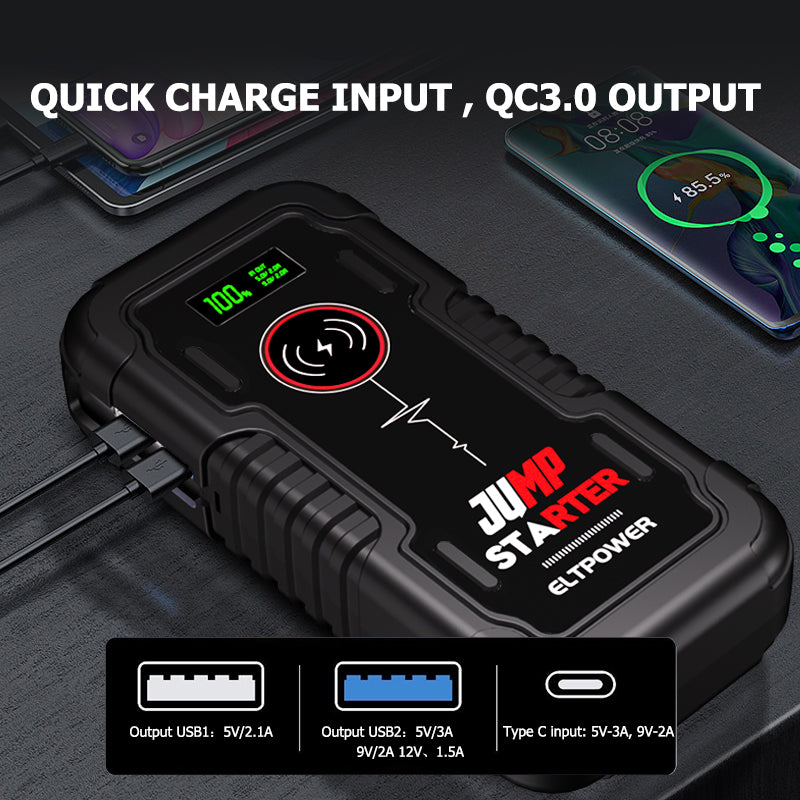 OEM & ODM 12V 2500A Portable Car Emergency Kits Battery Charger Jumper Box Booster Pack Jumpstarter for Car