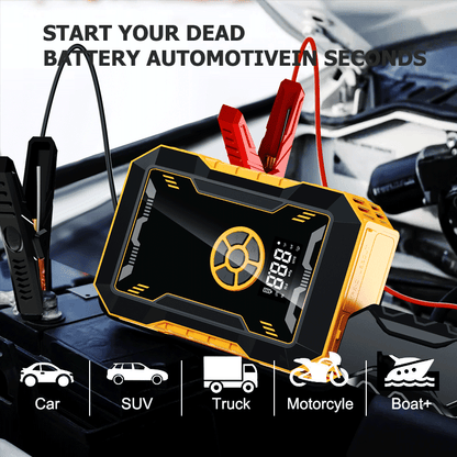 Factory wholesale Price 12V 12000mAh Car Emergency Tool Jumper Start Portable lithium Battery jump starter with Tire Compressor