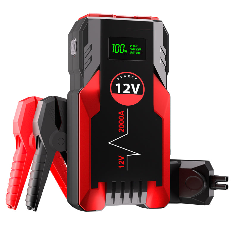 12V Car Jump Starter Multi-function Emergency Tool With SOS Lamp Car Battery Charger Jump Starter