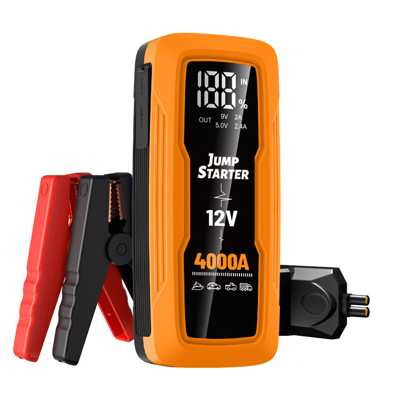 Latest 12V 4000A Emergency Tool Car Jumper Start MultiFunction Battery jump starter Jump Starter Power Bank for car